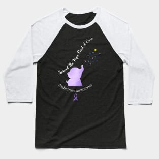 Alzheimer Awareness Spread The Hope Find A Cure Gift Baseball T-Shirt